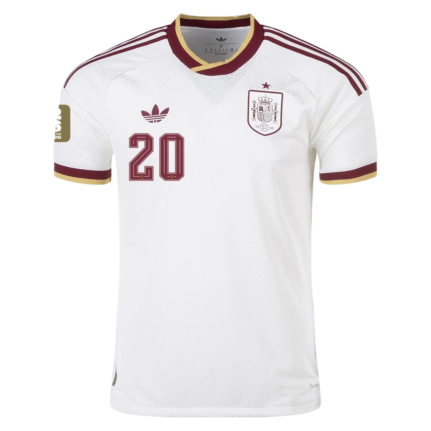 Adidas Herren Pedri Spanien 26/27 Authentic Auswärtstrikot