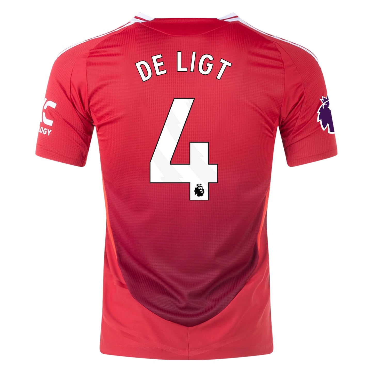 Adidas Herren Matthijs de Ligt Manchester United 24/25 Authentisches Heimtrikot