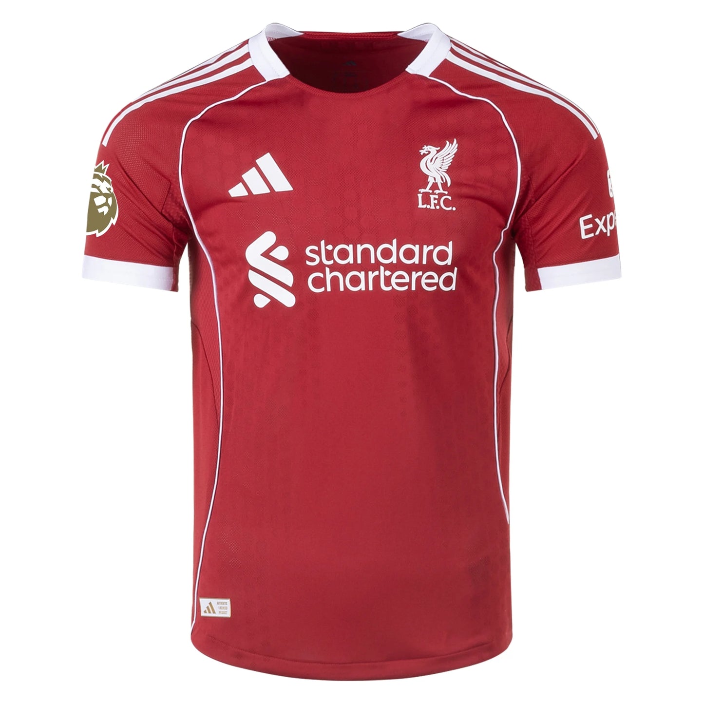 Adidas Virgil van Dijk Liverpool 25/26 Authentic Heimtrikot für Herren