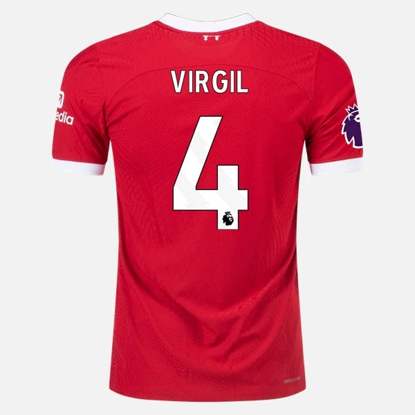Nike Virgil Van Dijk Liverpool 23/24 Authentisches Heimtrikot für Herren