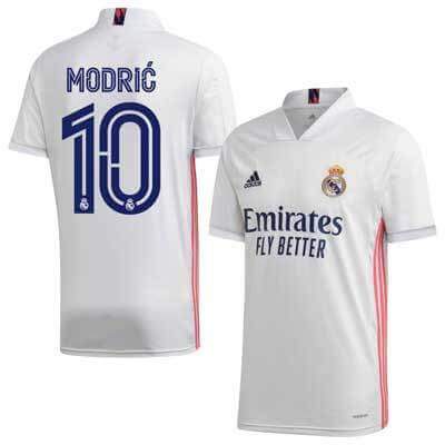 Adidas Luka Modris Real Madrid 20/21 Heimtrikot by soccerjersey