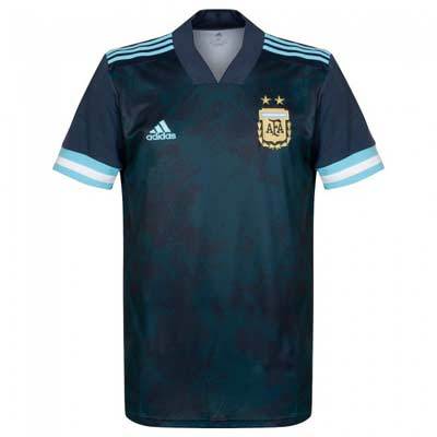 Adidas Lionel Messi Argentinien 2020 Auswärtstrikot Vorderansicht - Fußball trikot