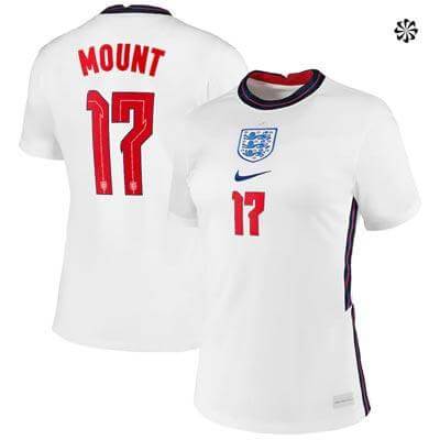 Nike Mount Bedrucktes Damen England Stadion Heimtrikot 20/21