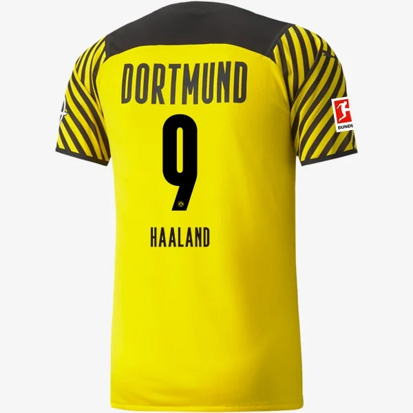 Authentisches Puma Erling Haaland Borussia Dortmund Heimtrikot 21/22