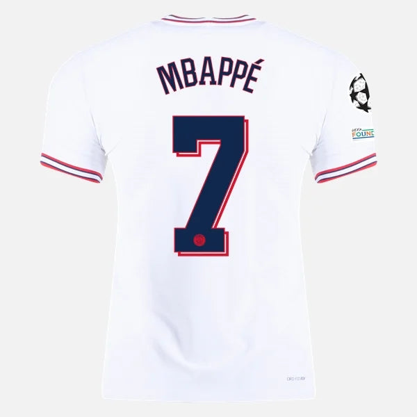 KYLIAN MBAPPÉ PSG 21/22 AUTHENTISCHES VIERTES TRIKOT VON NIKE