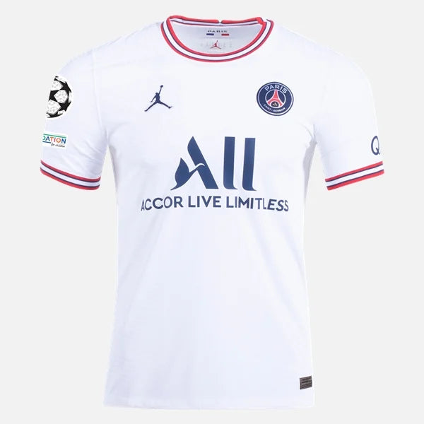 KYLIAN MBAPPÉ PSG 21/22 AUTHENTISCHES VIERTES TRIKOT VON NIKE