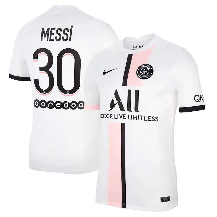 NIKE PARIS SAINT-GERMAIN STADION TRIKOT 2021-22 MIT MESSI 30 AUFDRUCK