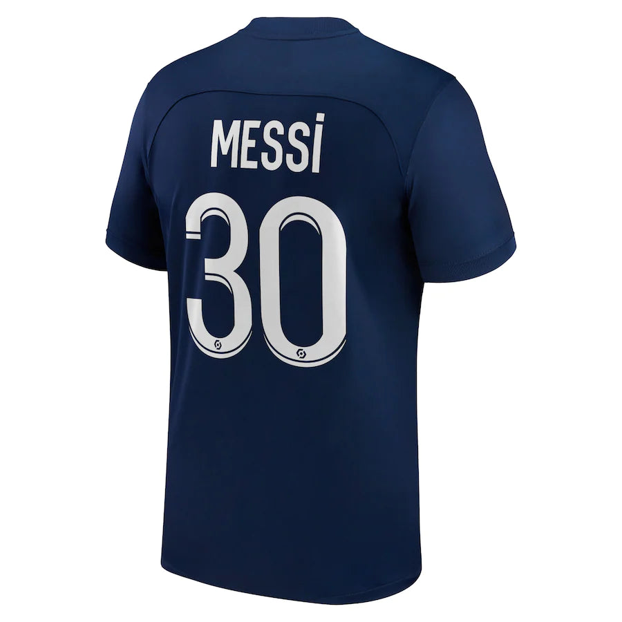 Nike Authentic PSG Heim-Stadion-Trikot 2022-23 mit Aufdruck Messi 30 Für Mann