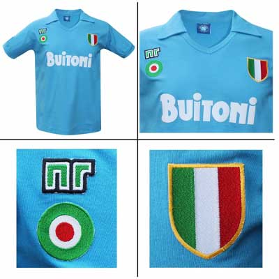 Retro Diego Maradona 10 Napoli 1987/88 Heim-Trikot