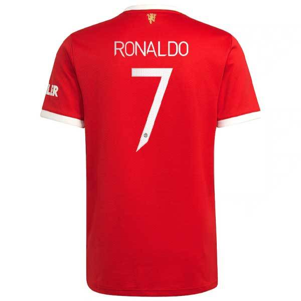Adidas Ronaldo Fußball Trikot Manchester United Heim 21/22 Rot/Weiß