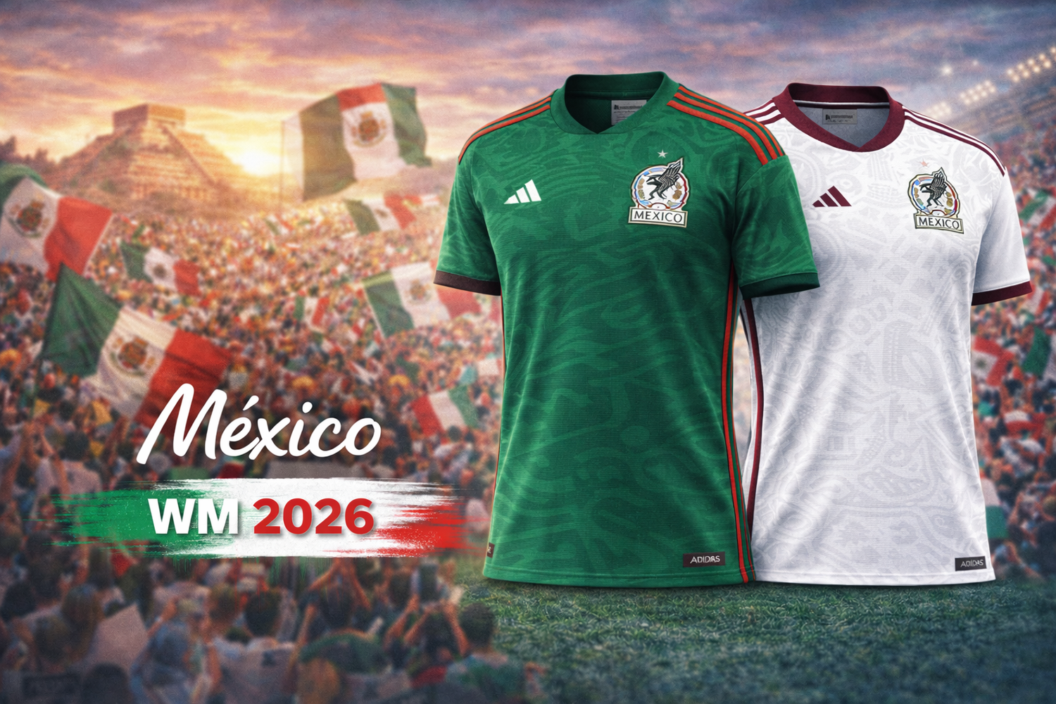 Mexiko Trikots WM 2026 – Heim- & Auswärtsdesigns El Tri