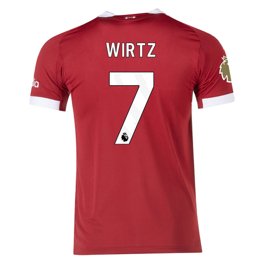 Adidas Florian Wirtz Liverpool 25/26 Authentic Heimtrikot für Herren

