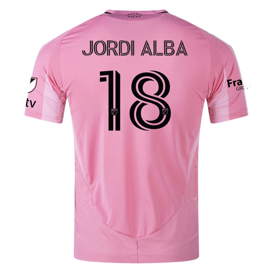 Adidas Herren Jordi Alba Inter Miami CF 2025 Authentic Home Trikot von adidas