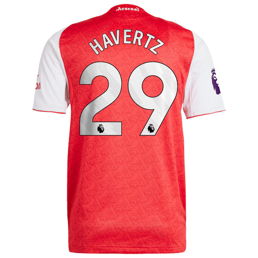 Adidas Kai Havertz Arsenal 25/26 Authentic Heimtrikot für Herren – Rot