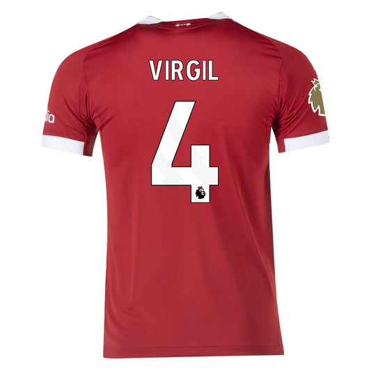 Adidas Virgil van Dijk Liverpool 25/26 Authentic Heimtrikot für Herren