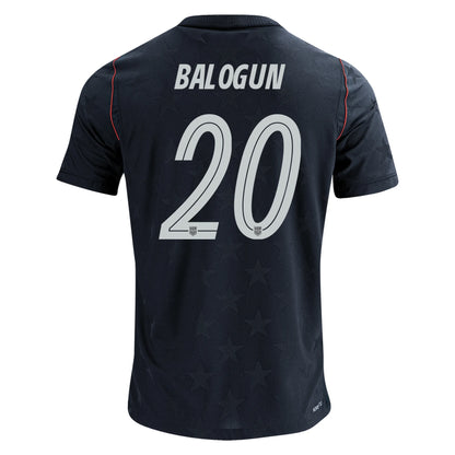 Nike Herren Folarin Balogun USMNT 26/27 Authentic Auswärtstrikot – FIFA Weltmeisterschaft 2026