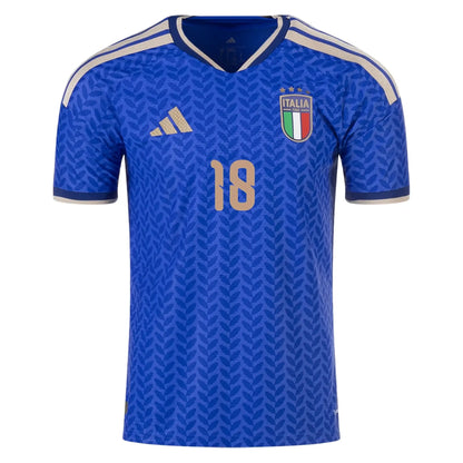Adidas Herren Nicolò Barella Italien 26/27 Authentisches Heimtrikot