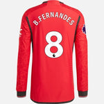 Lade das Bild in den Galerie-Viewer, Adidas Herren Bruno Fernandes Manchester United 23/24 Authentisches Langarm-Heimtrikot
