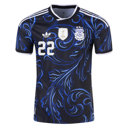 Adidas Herren Lautaro Martínez Argentinien 26/27 Authentic Auswärtstrikot