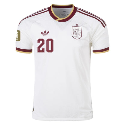 Adidas Herren Pedri Spanien 26/27 Authentic Auswärtstrikot