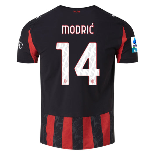 Puma Herren Luka Modrić AC Mailand 25/26 Authentisches Heimtrikot von PUMA
