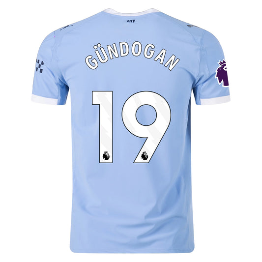 Puma Herren İlkay Gündoğan Manchester City 25/26 Authentic Home Trikot