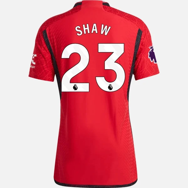 Adidas Herren Luke Shaw Manchester United 23/24 Authentisches Heimtrikot