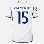 Lade das Bild in den Galerie-Viewer, Adidas Herren Federico Valverde Real Madrid 23/24 Authentisches Heimtrikot
