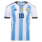 Lade das Bild in den Galerie-Viewer, Adidas Herren Lionel Messi Argentinien Drei Sterne 22/23 Heimtrikot
