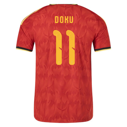 Adidas Herren Jérémy Doku Belgien 26/27 Authentisches Heimtrikot
