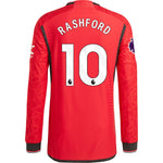 Lade das Bild in den Galerie-Viewer, Adidas Herren Marcus Rashford Manchester United 23/24 Authentisches Langarm-Heimtrikot
