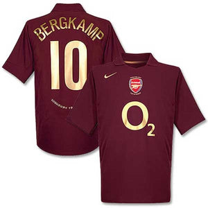 Nike Bergkamp Arsenal 05/06 Retro Heimtrikot Männer