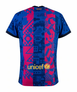 NIKE FC BARCELONA 21-22 STADIUM 3RD CHAMPIONS LEAGUE HEIM-FUSSBALL TRIKOT