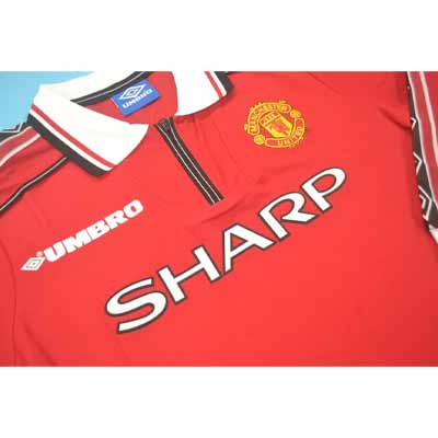 1998/99 Manchester United Heim Retro Trikot Beckham 7