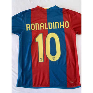 Nike Ronaldinho 2006 Retro Fußballtrikot zu Mit Letztem Patch Genäht