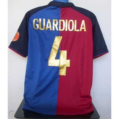 Nike 1999/00 Barcelona Home 100 Jahre Retro Trikot Guardiola 4