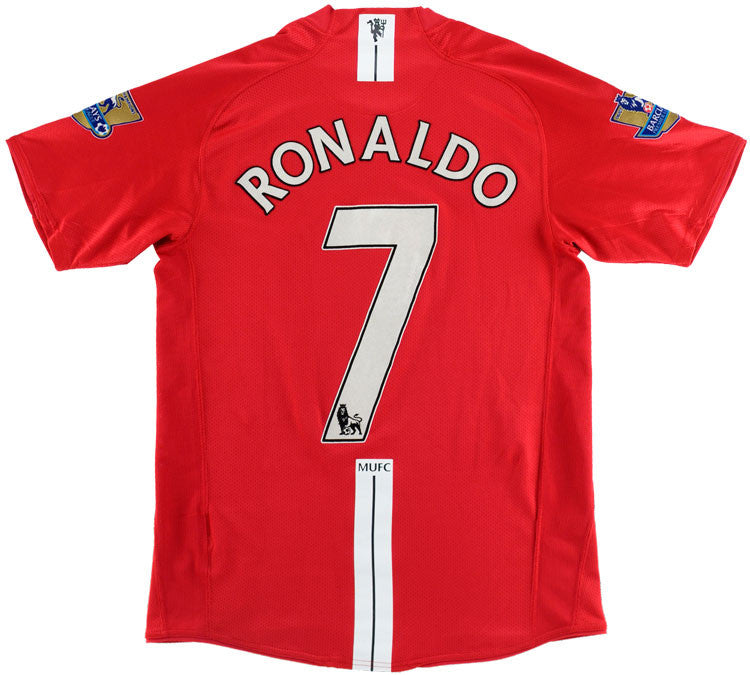 Nike CR7 Manchester United Authentisch Finale Lang 2008 Retro Fußball Trikot für Männer