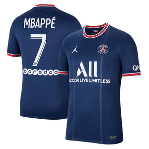 Authentisches Mbappe Paris Saint-Germain Home Herrentrikot 21/2022 mit Aufdruck KYLIAN MBAPPE 7